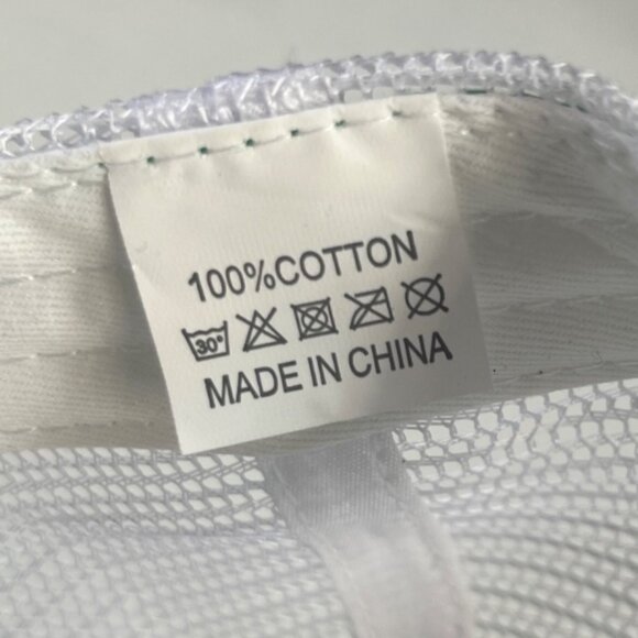 Sunshine Embroidered Trucker Hat Green White Snapback Mesh Adjustable - Picture 6 of 6